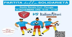  locandina Partita della solidarietà - Perugia 